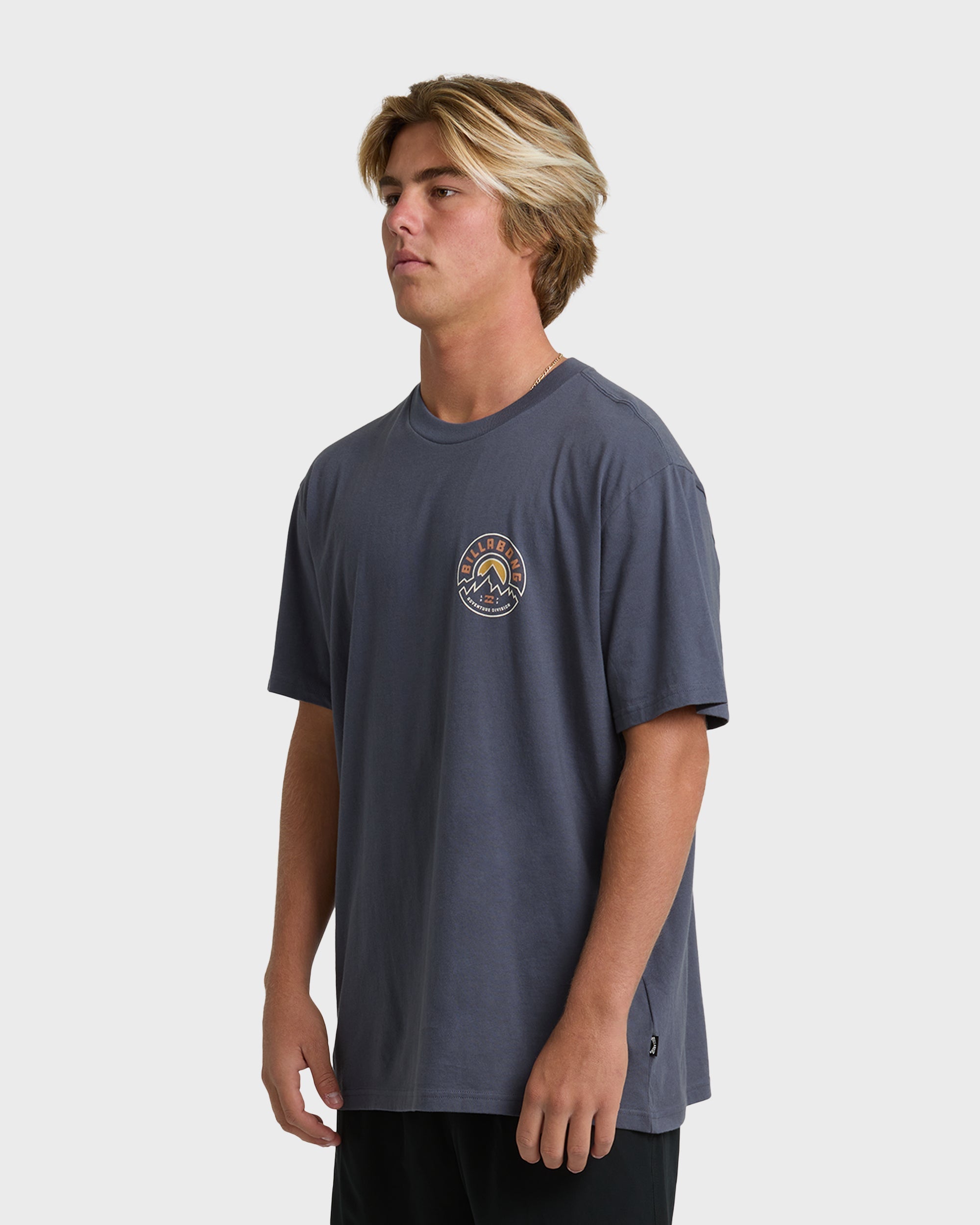 Billabong Rockies Adiv Premium Short Sleeve T-Shirt - Graystone