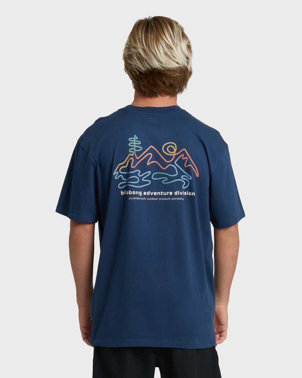 Billabong Range Adiv Premium Short Sleeve T-Shirt - Dark Blue