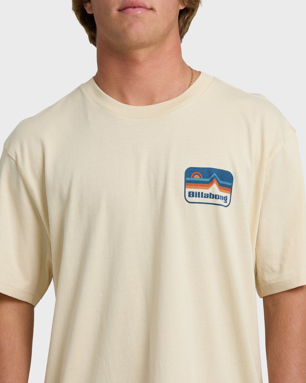 Billabong Range Adiv Premium Short Sleeve T-Shirt - Oatmeal
