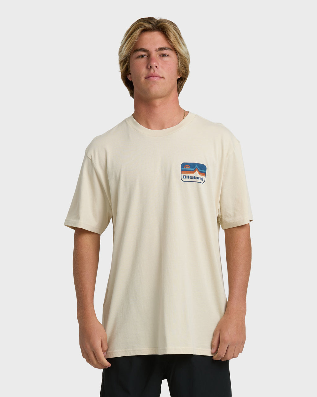 Billabong Range Adiv Premium Short Sleeve T-Shirt - Oatmeal
