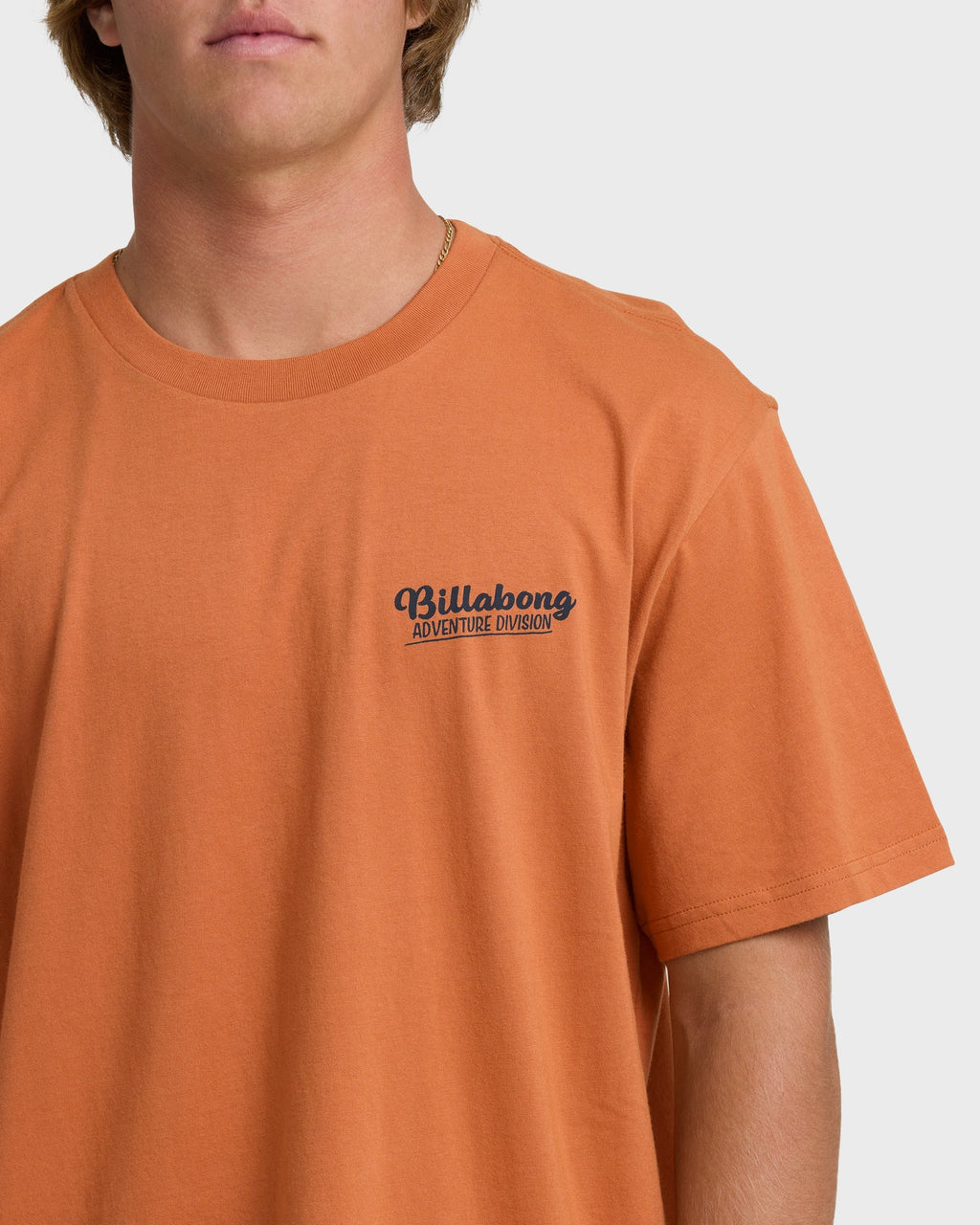Billabong Post Cards Adiv Premium Short Sleeve T-Shirt - Dusty Orange