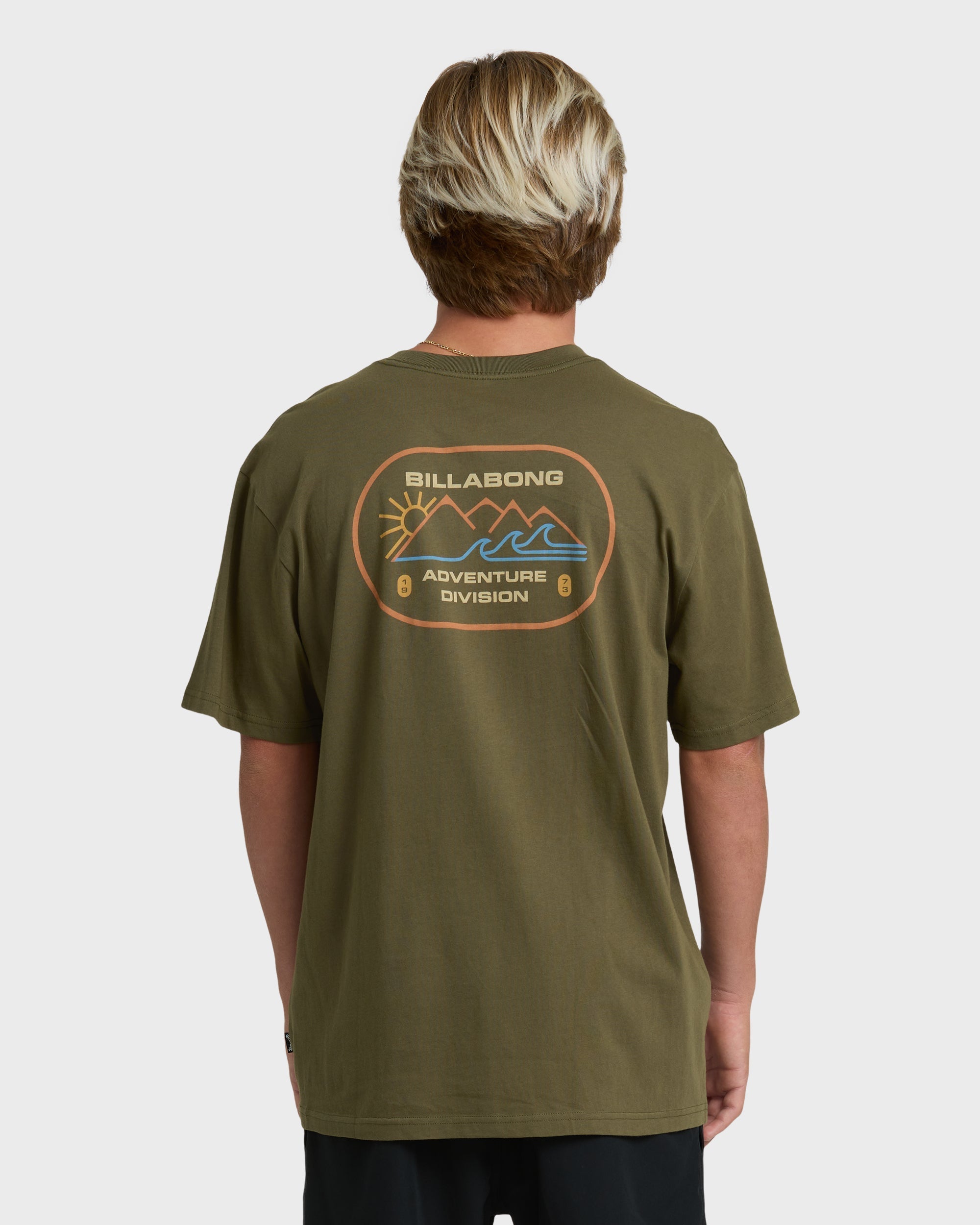 Billabong Andes Adiv Premium Short Sleeve T-Shirt - Winter Moss