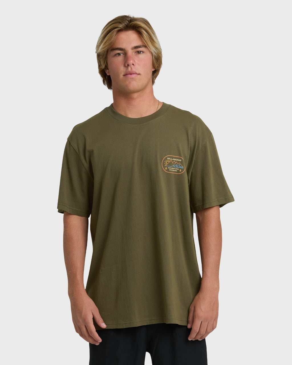 Billabong Andes Adiv Premium Short Sleeve T-Shirt - Winter Moss