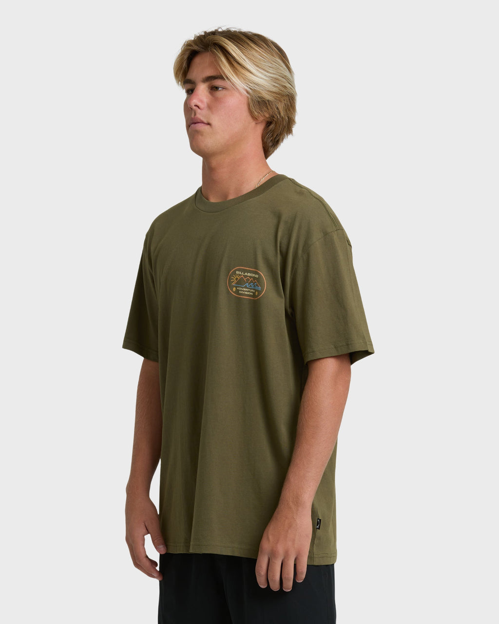 Billabong Andes Adiv Premium Short Sleeve T-Shirt - Winter Moss