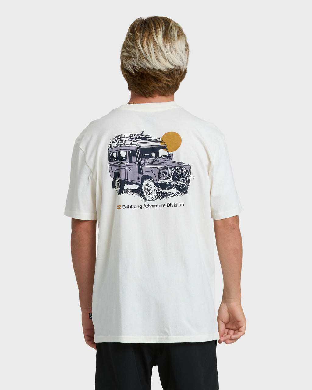 Billabong Make Tracks Adiv Premium Short Sleeve T-Shirt - Off White