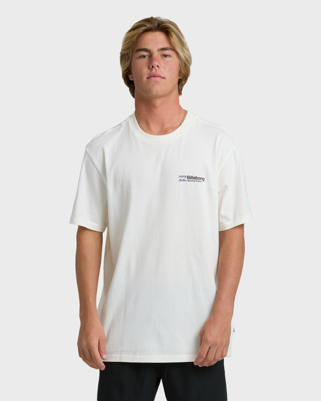 Billabong Make Tracks Adiv Premium Short Sleeve T-Shirt - Off White