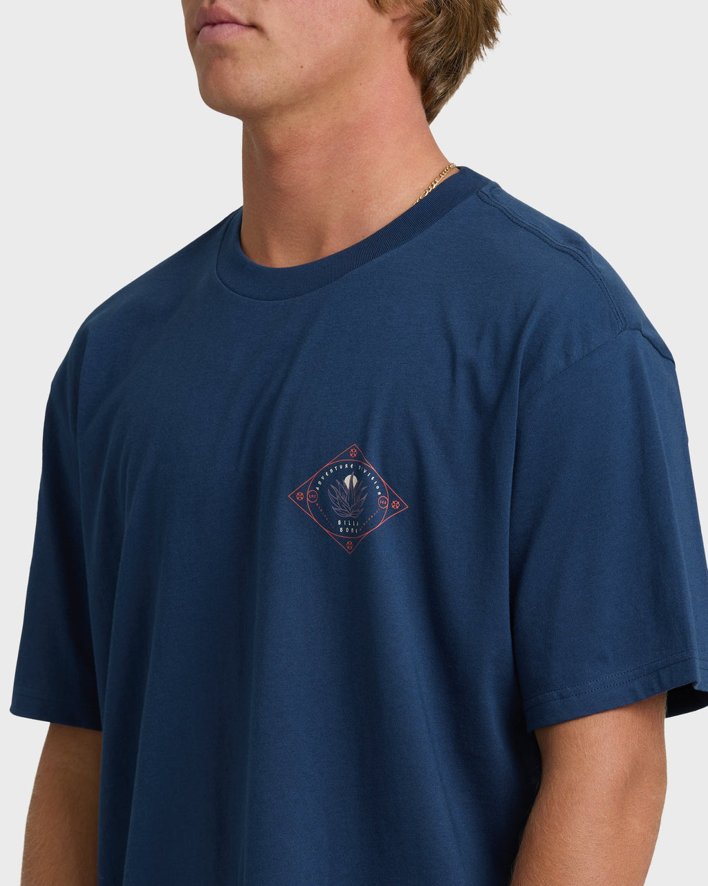 Billabong Agave Adiv Premium Short Sleeve T-Shirt - Dark Blue