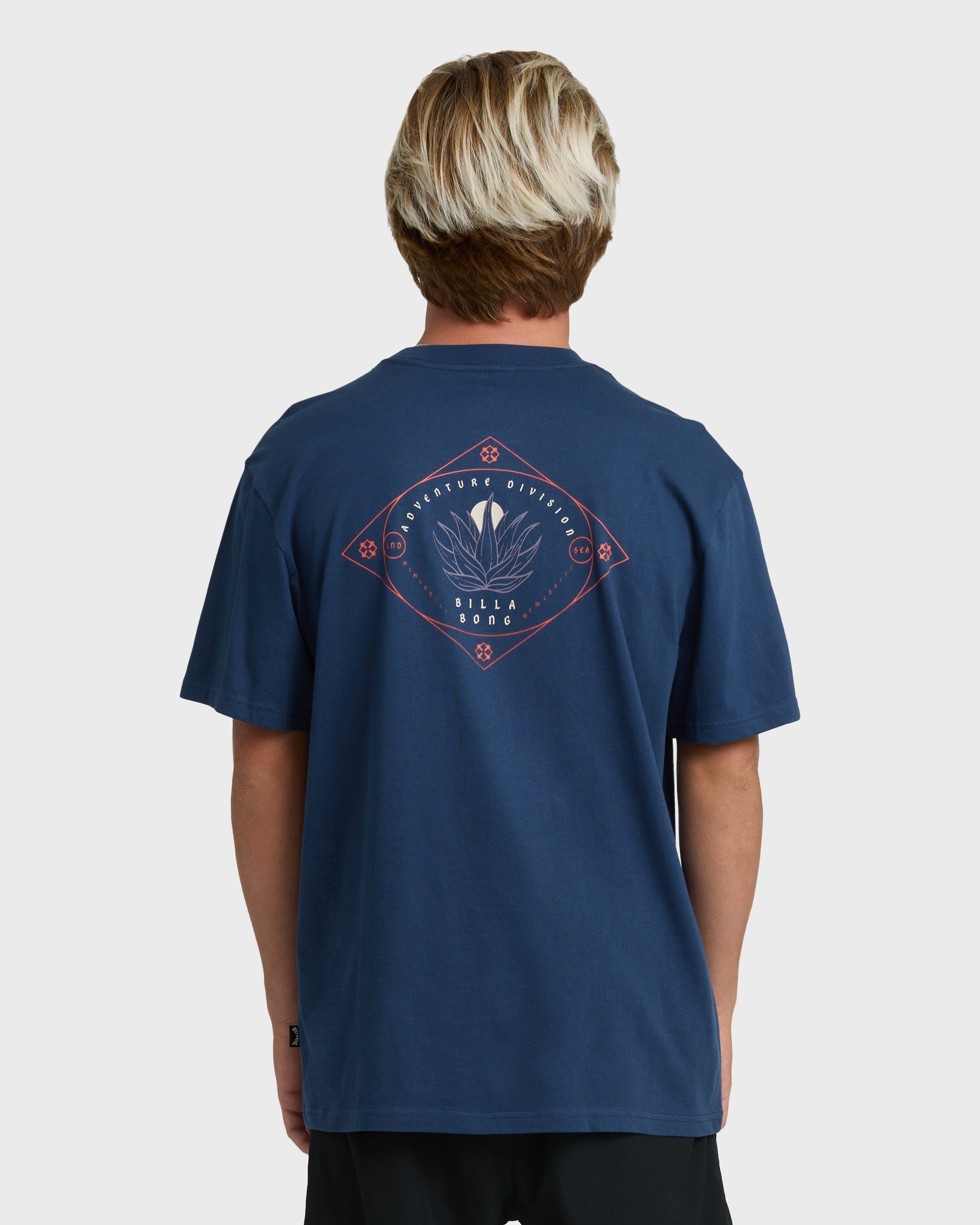 Billabong Agave Adiv Premium Short Sleeve T-Shirt - Dark Blue