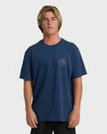 Billabong Agave Adiv Premium Short Sleeve T-Shirt - Dark Blue