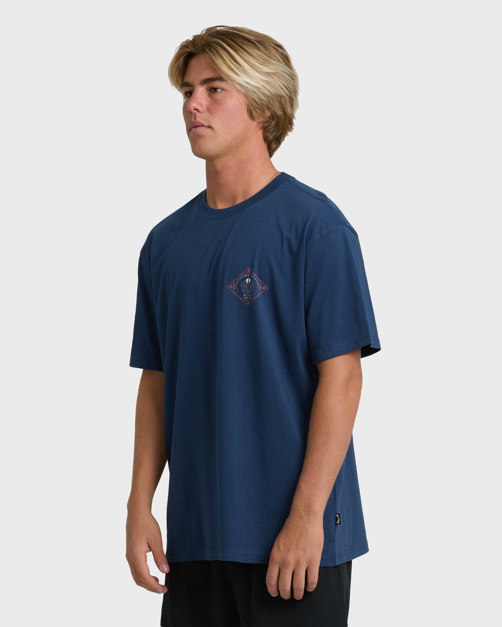Billabong Agave Adiv Premium Short Sleeve T-Shirt - Dark Blue