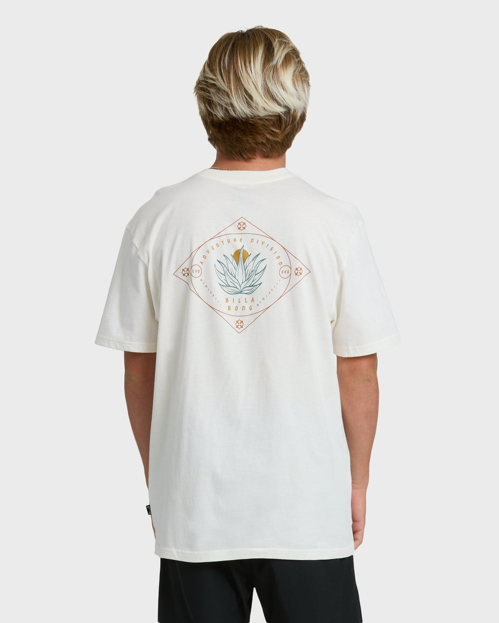 Billabong Agave Adiv Premium Short Sleeve T-Shirt - Off White