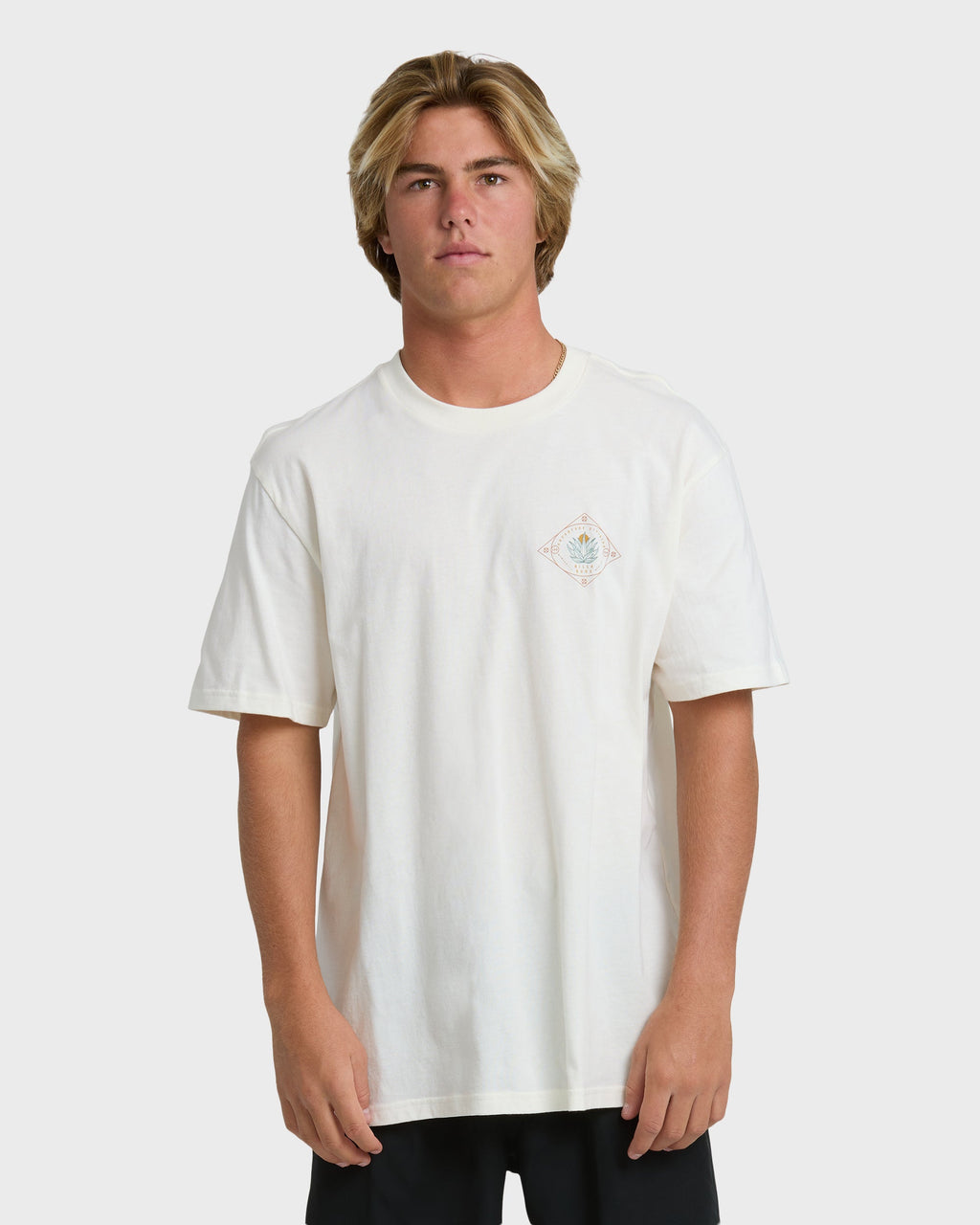 Billabong Agave Adiv Premium Short Sleeve T-Shirt - Off White