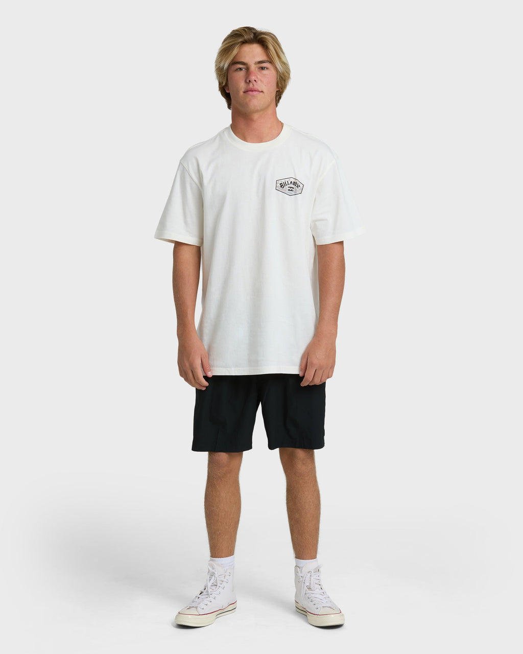 Billabong Scenic Arch Adiv Premium Short Sleeve T-Shirt - Off White