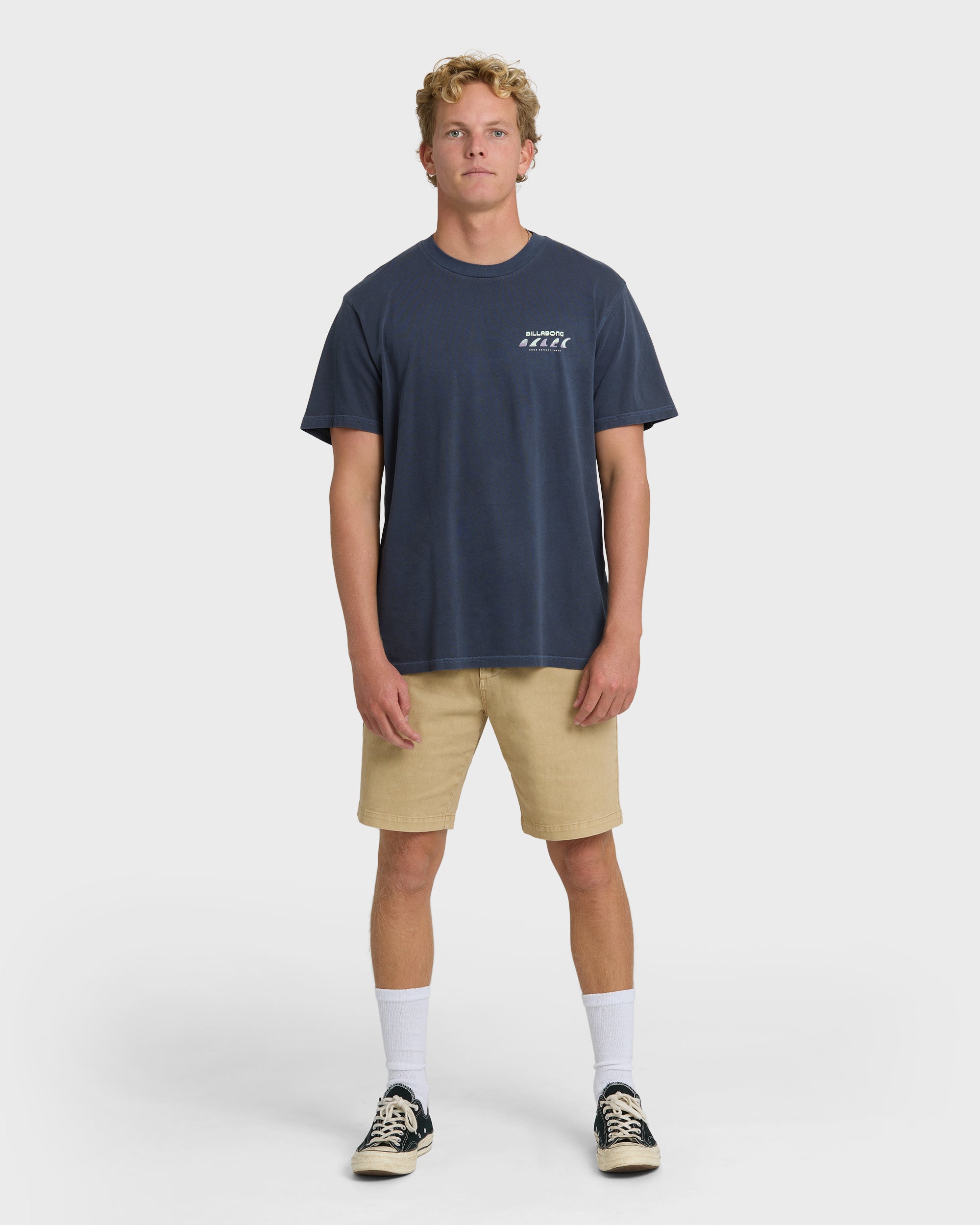 Billabong Choices Wave Washed Premium Short Sleeve T-Shirt - Graystone