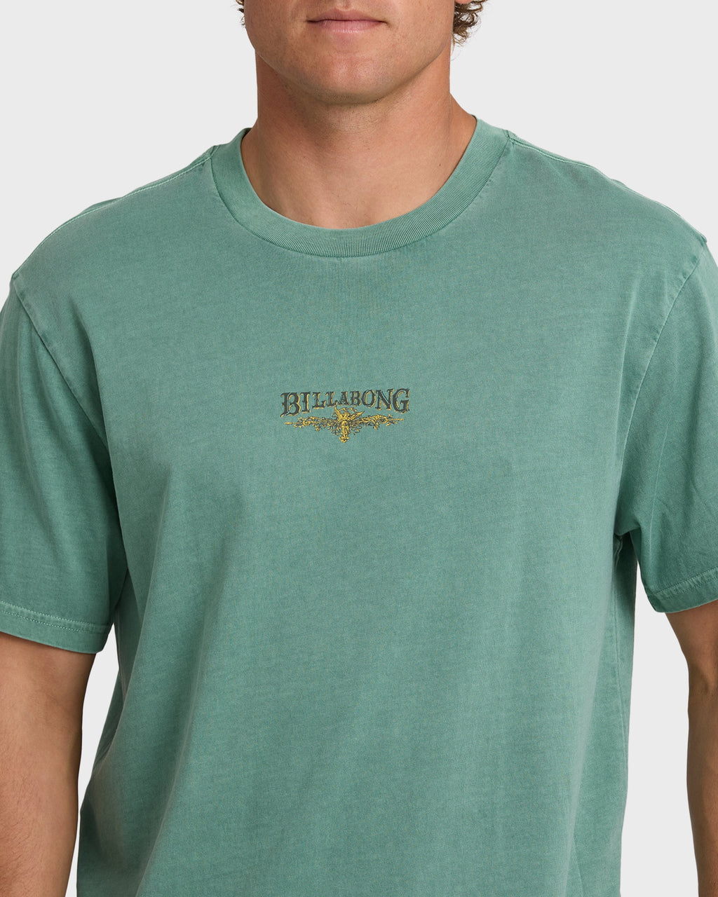 Billabong Pure Intentions Wave Washed Premium Short Sleeve T-Shirt - Sea Green