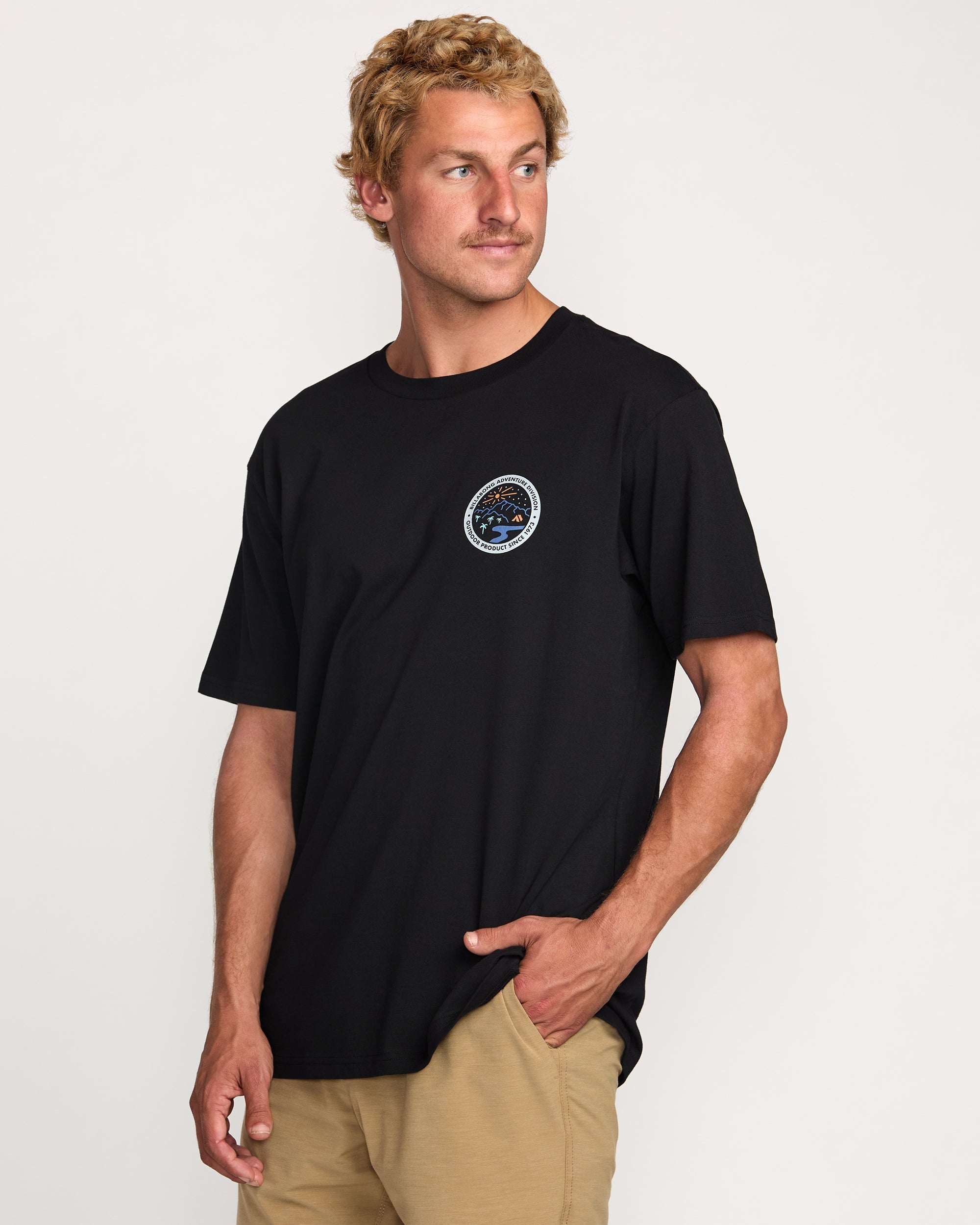Billabong Rockies A/Div Short Sleeve T-Shirt - Black
