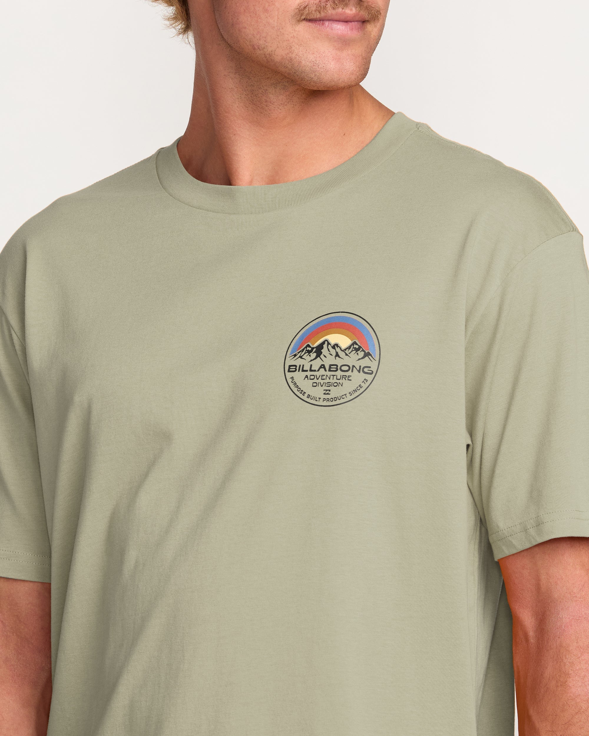 Billabong Rockies A/Div Short Sleeve T-Shirt - Sage Heather
