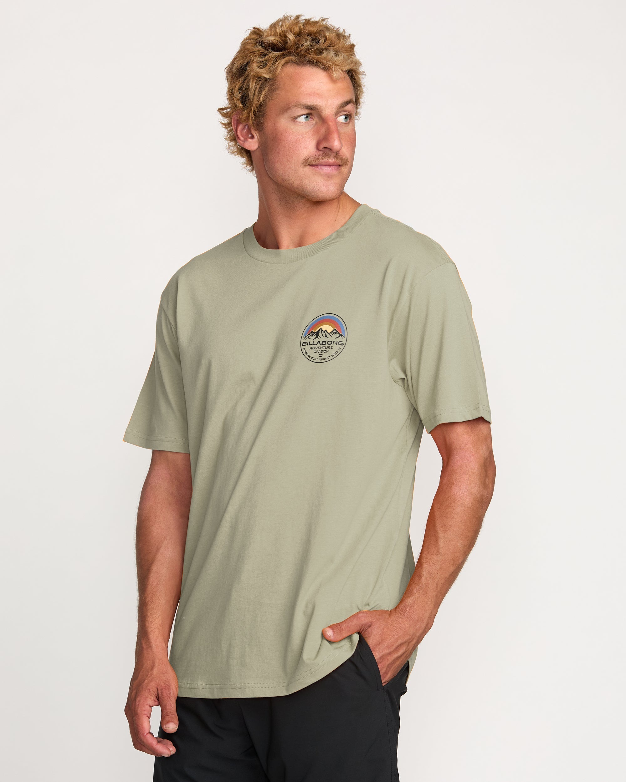 Billabong Rockies A/Div Short Sleeve T-Shirt - Sage Heather