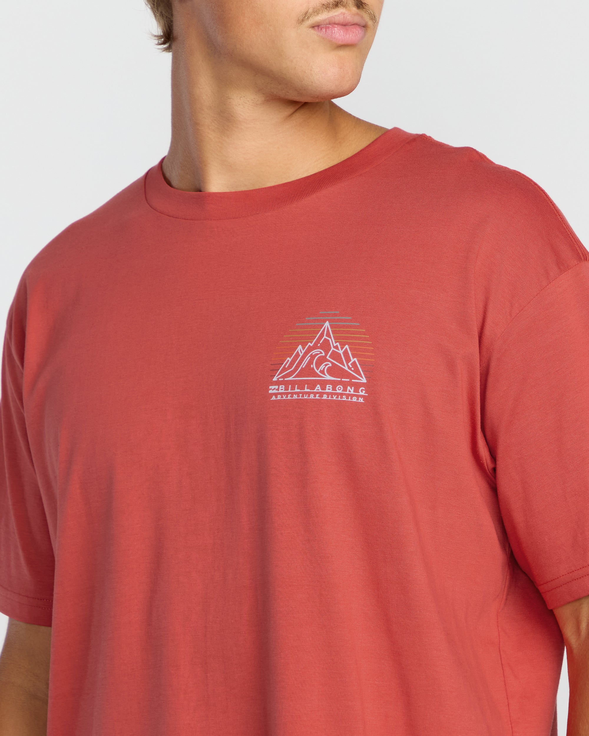 Billabong Rockies A/Div Short Sleeve T-Shirt - Red Clay