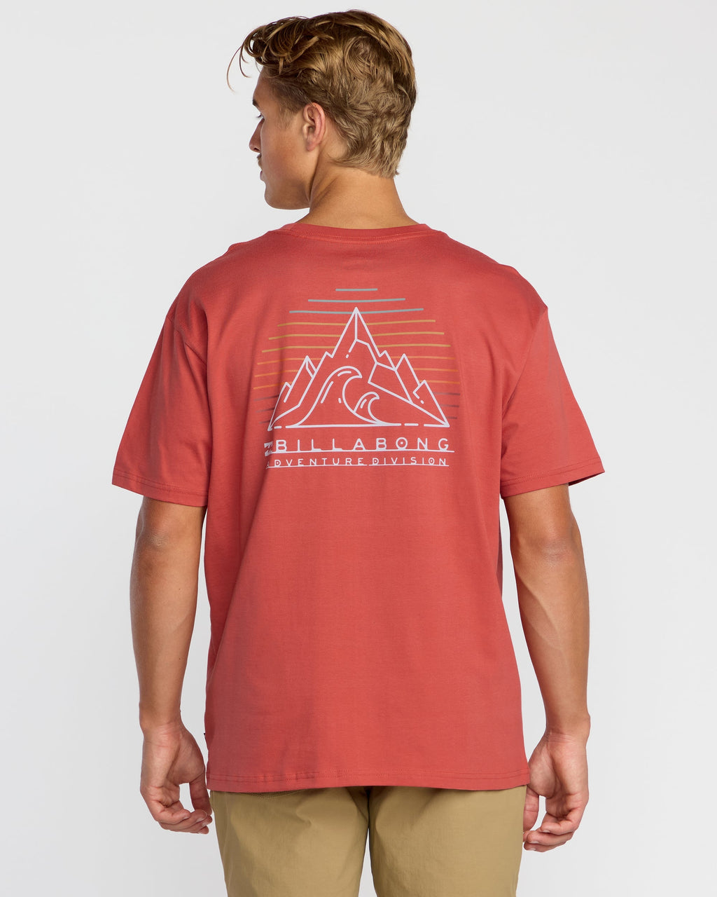 Billabong Rockies A/Div Short Sleeve T-Shirt - Red Clay