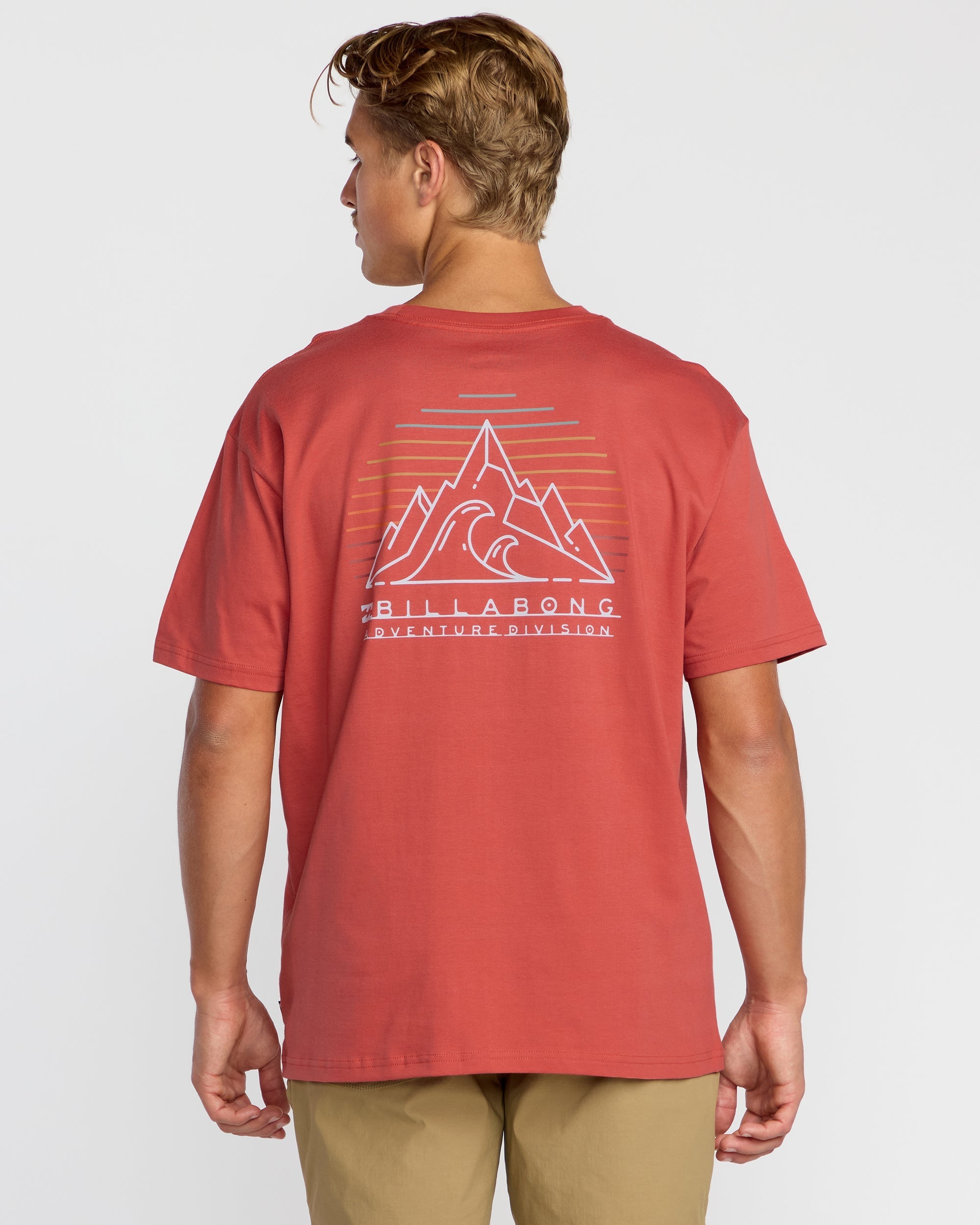 Billabong Rockies A/Div Short Sleeve T-Shirt - Red Clay
