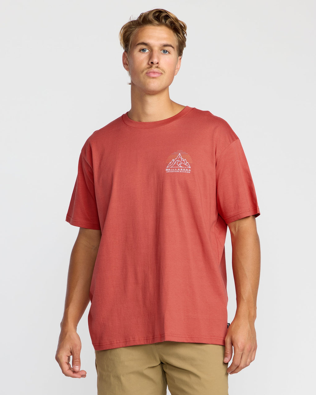 Billabong Rockies A/Div Short Sleeve T-Shirt - Red Clay