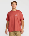 Billabong Rockies A/Div Short Sleeve T-Shirt - Red Clay