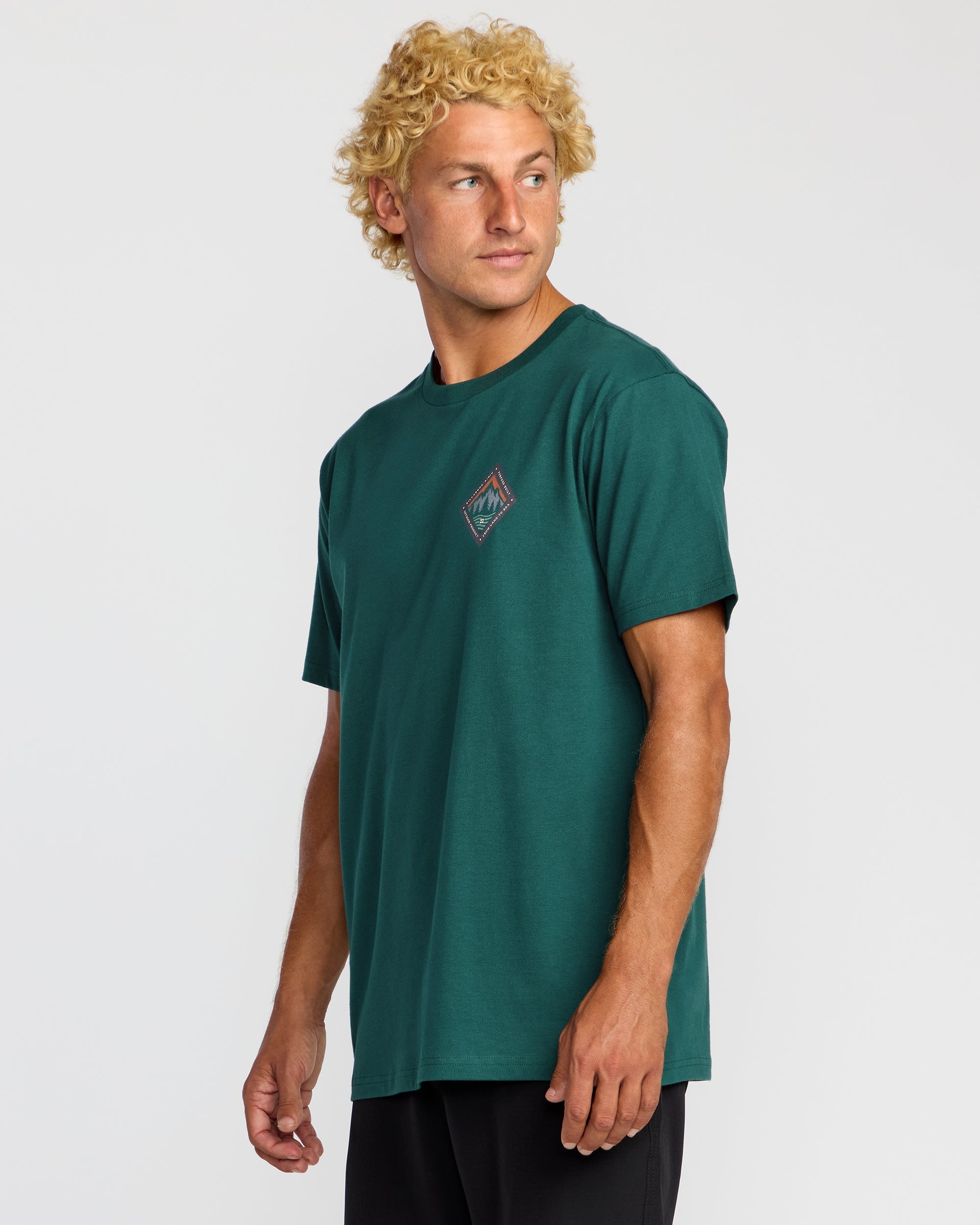 Billabong Rockies A/Div Short Sleeve T-Shirt - Spruce Green