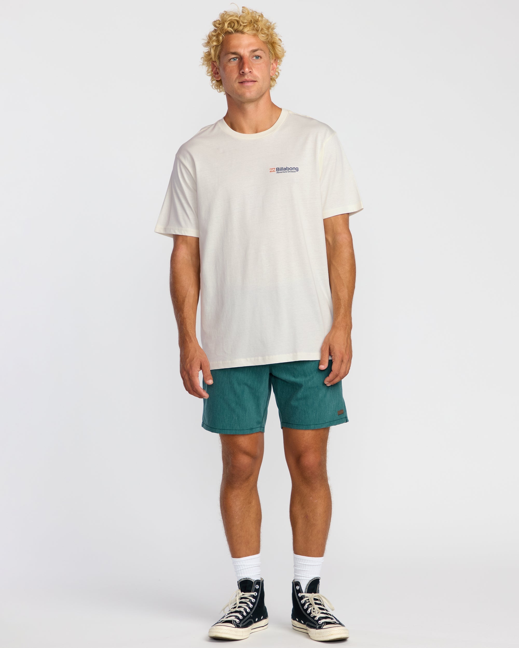 Billabong A/Div Abandon Short Sleeve T-Shirt - Off White