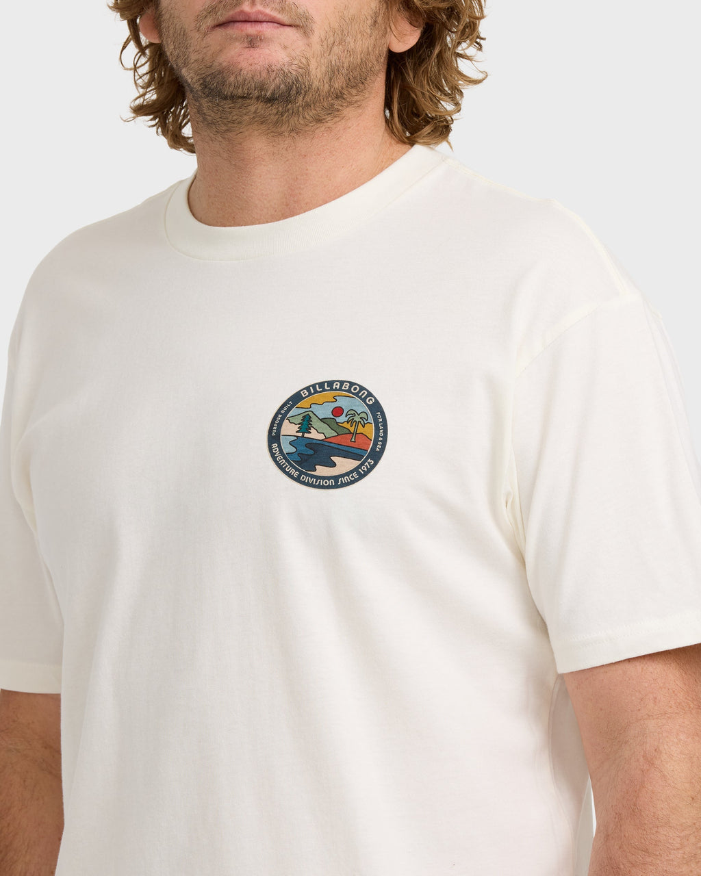 Billabong A/Div Rockies Short Sleeve T-Shirt - Off White