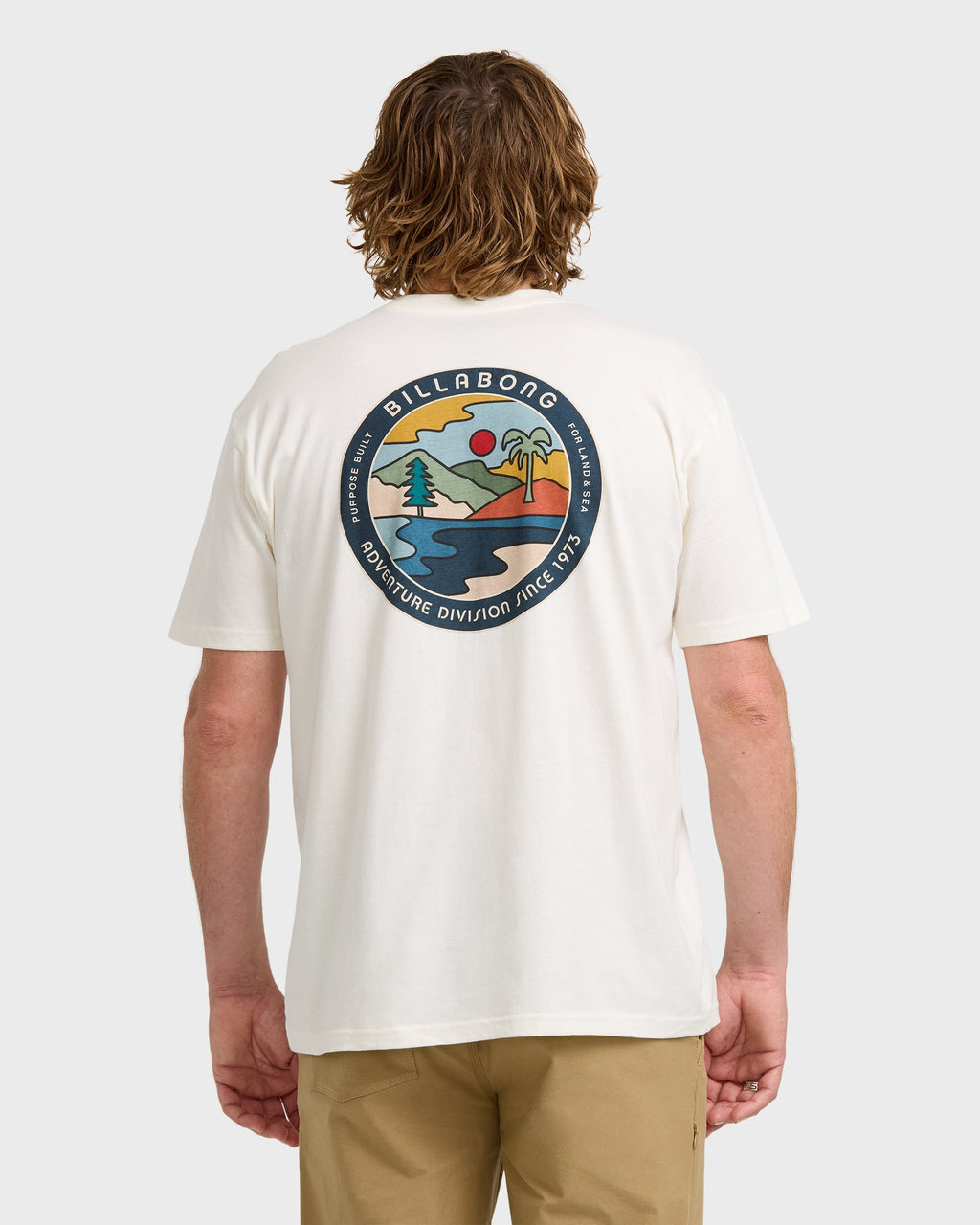 Billabong A/Div Rockies Short Sleeve T-Shirt - Off White