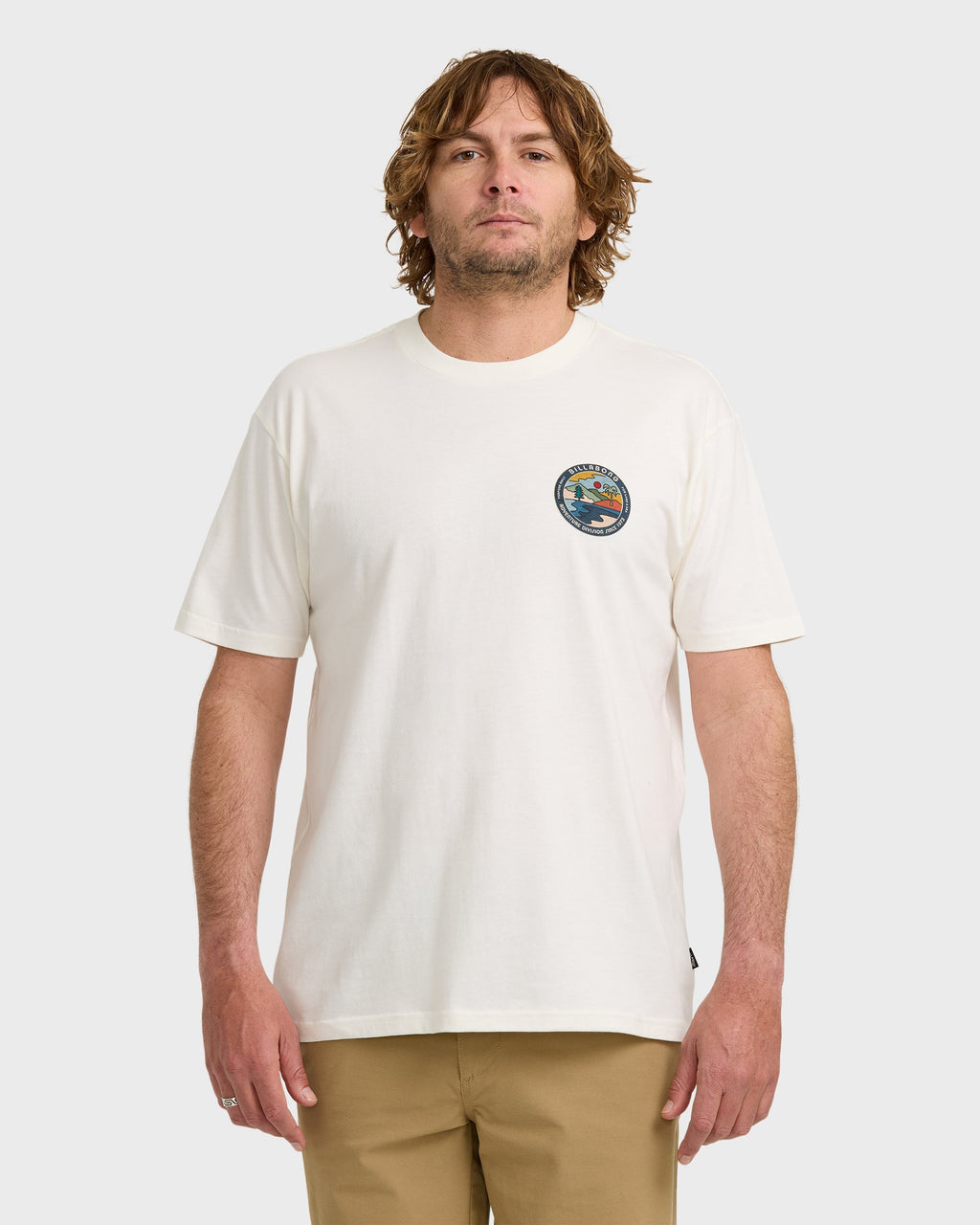 Billabong A/Div Rockies Short Sleeve T-Shirt - Off White