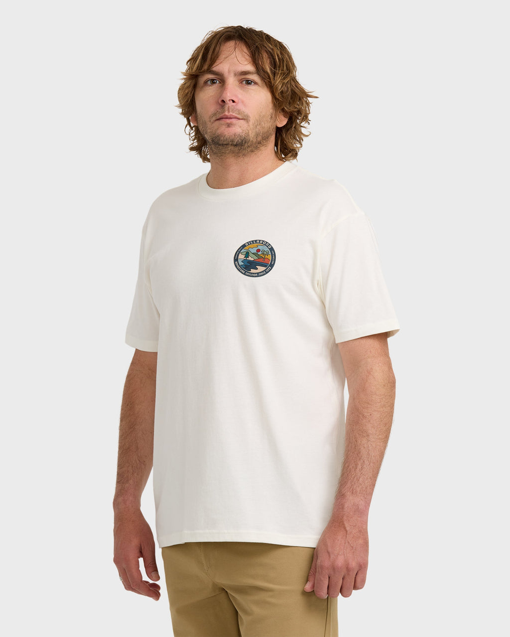 Billabong A/Div Rockies Short Sleeve T-Shirt - Off White