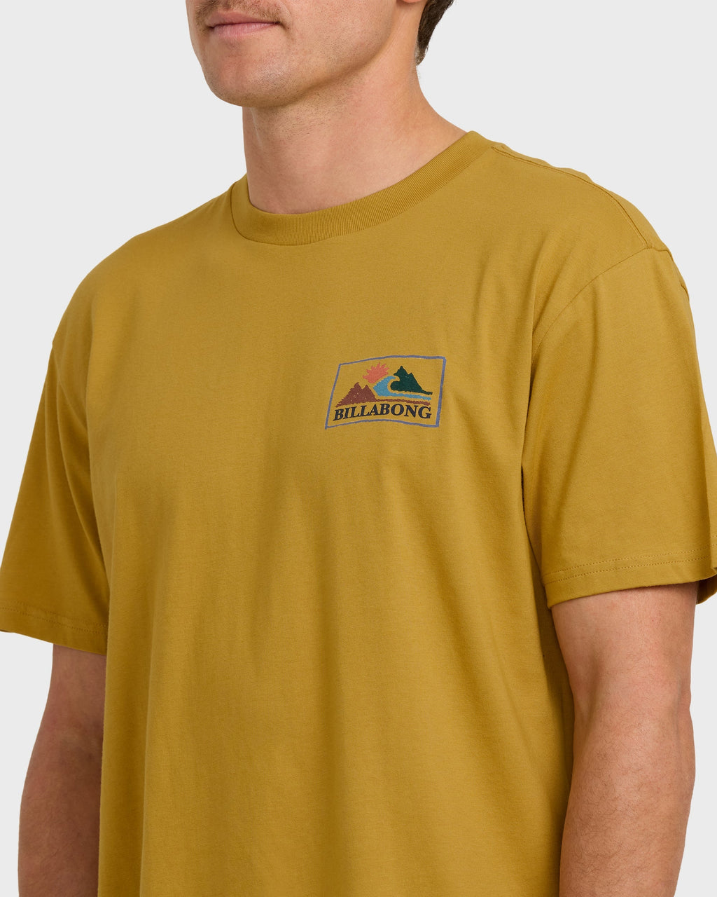 Billabong A/Div Range Premium Short Sleeve T-Shirt - Mustard