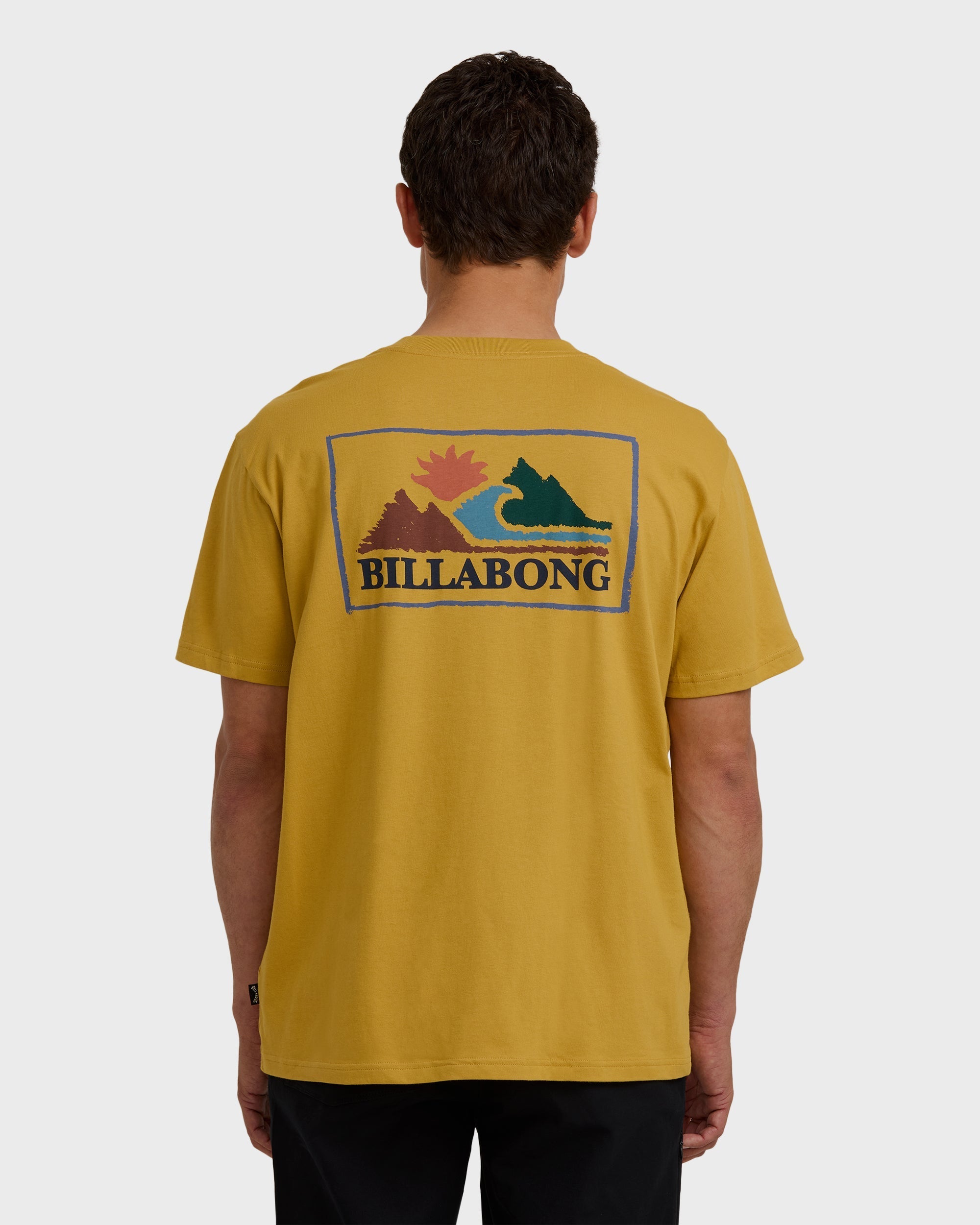 Billabong A/Div Range Premium Short Sleeve T-Shirt - Mustard