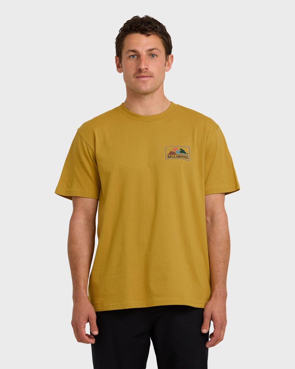 Billabong A/Div Range Premium Short Sleeve T-Shirt - Mustard