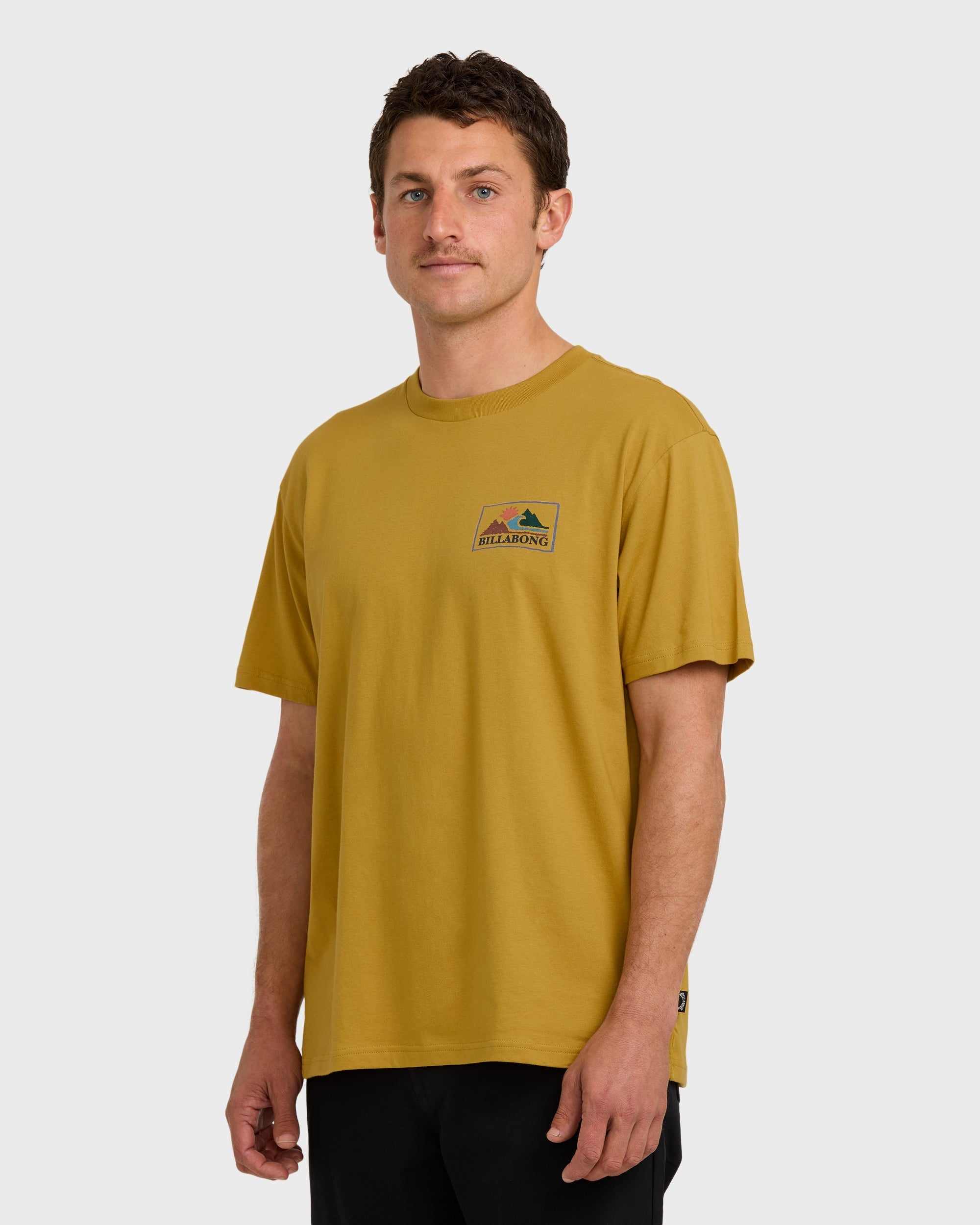 Billabong A/Div Range Premium Short Sleeve T-Shirt - Mustard