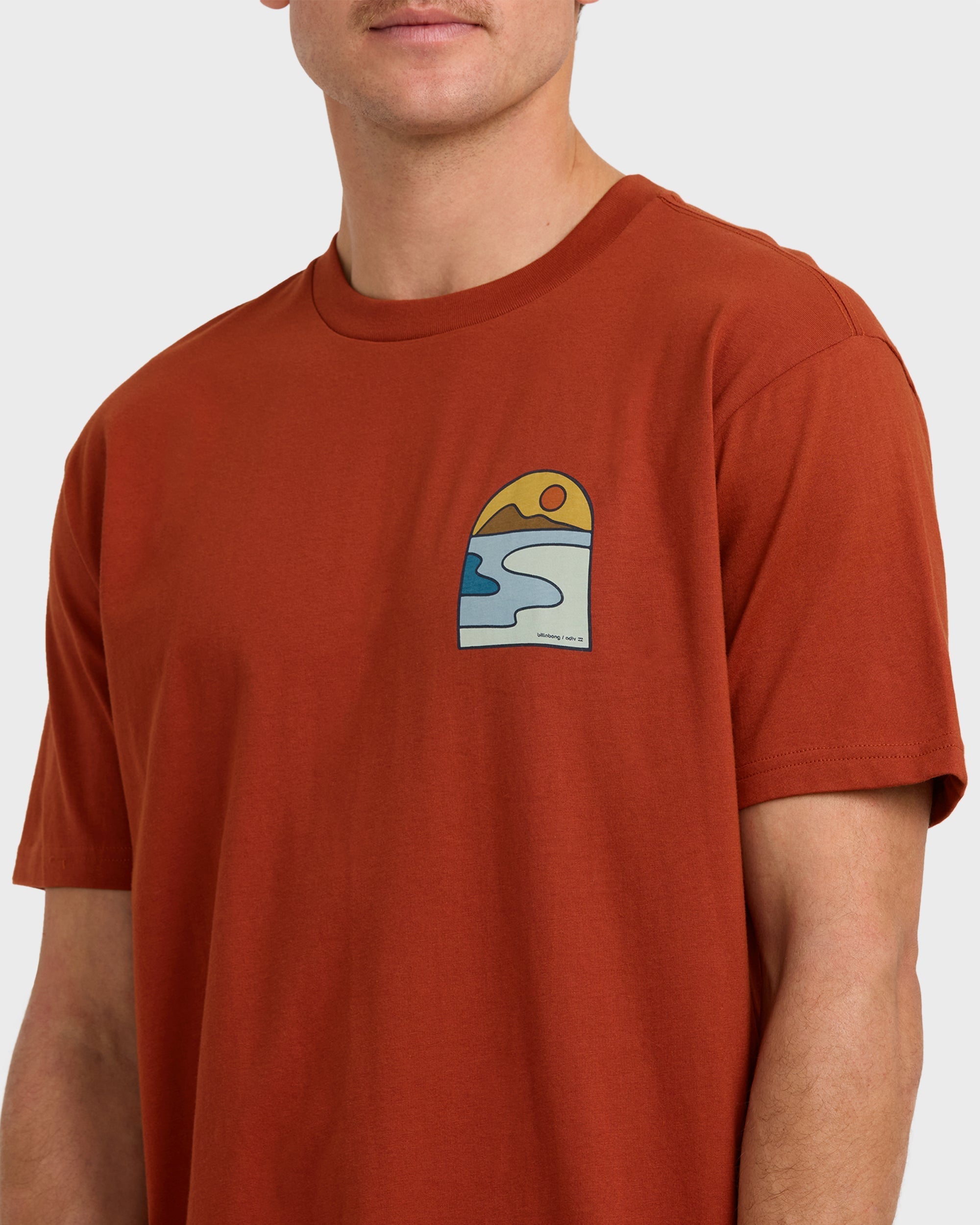 Billabong A/Div Sundown Short Sleeve T-Shirt - Brick
