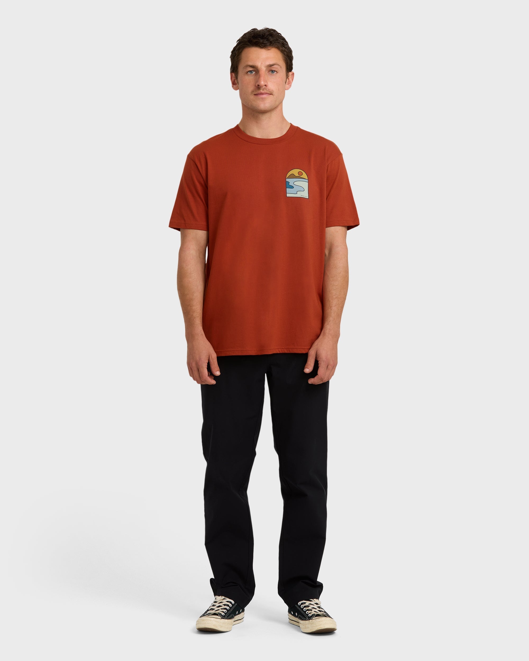 Billabong A/Div Sundown Short Sleeve T-Shirt - Brick
