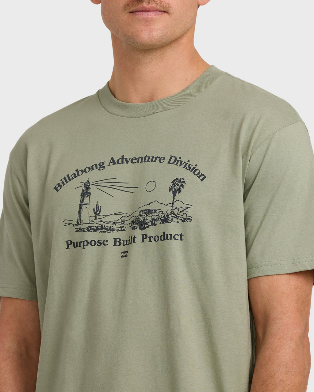 Billabong A/Div Scenic Route Short Sleeve T-Shirt - Seagrass