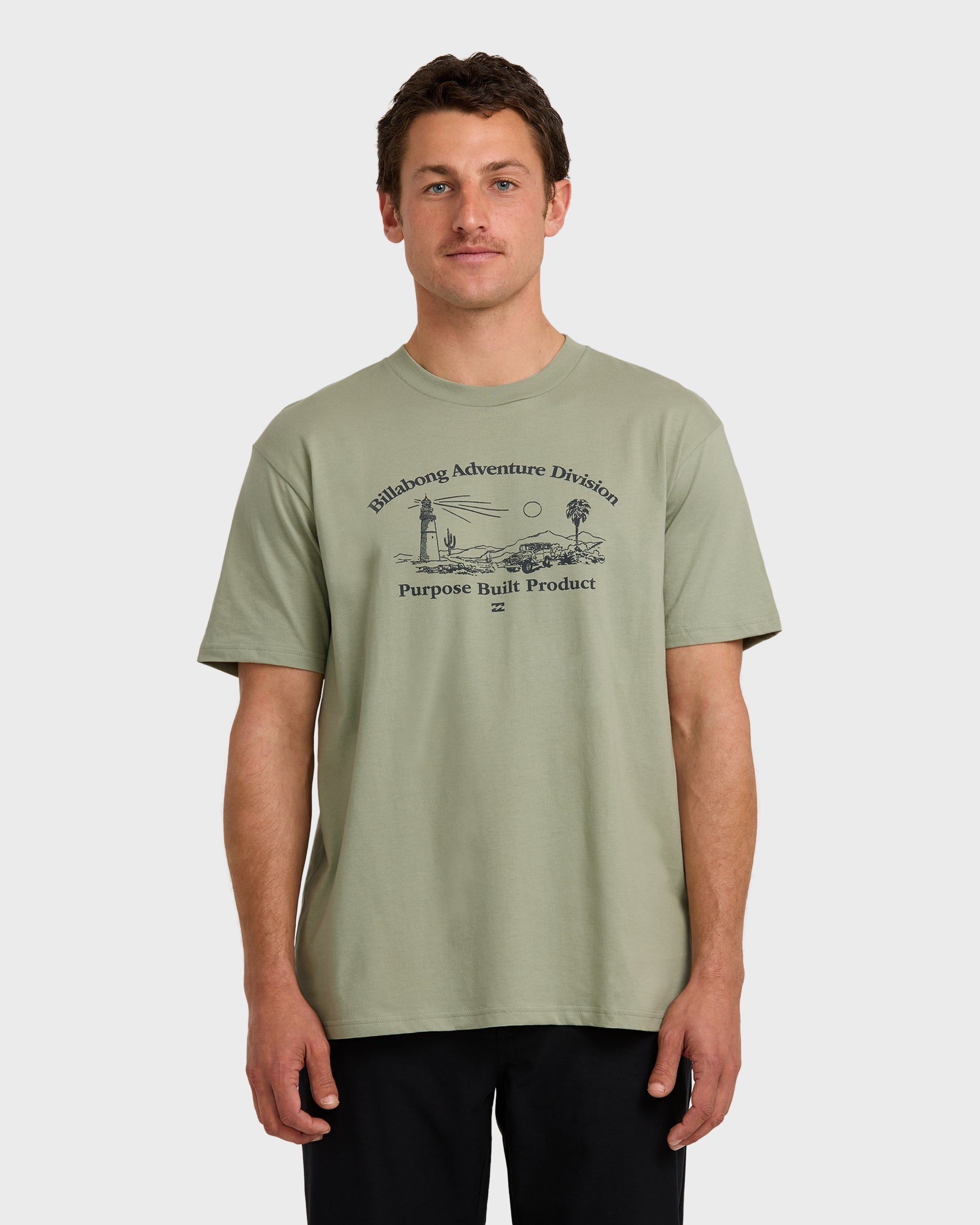 Billabong A/Div Scenic Route Short Sleeve T-Shirt - Seagrass