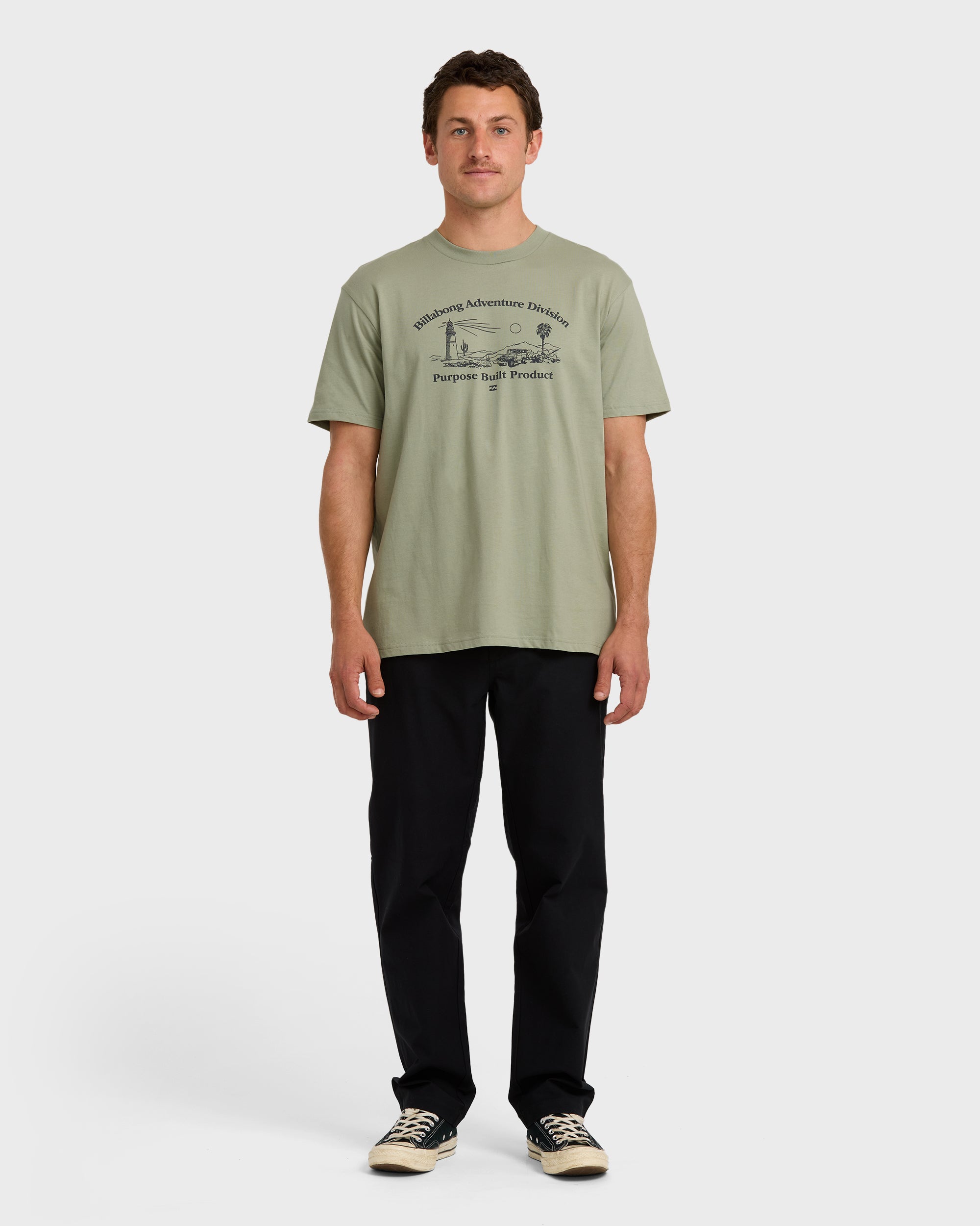 Billabong A/Div Scenic Route Short Sleeve T-Shirt - Seagrass
