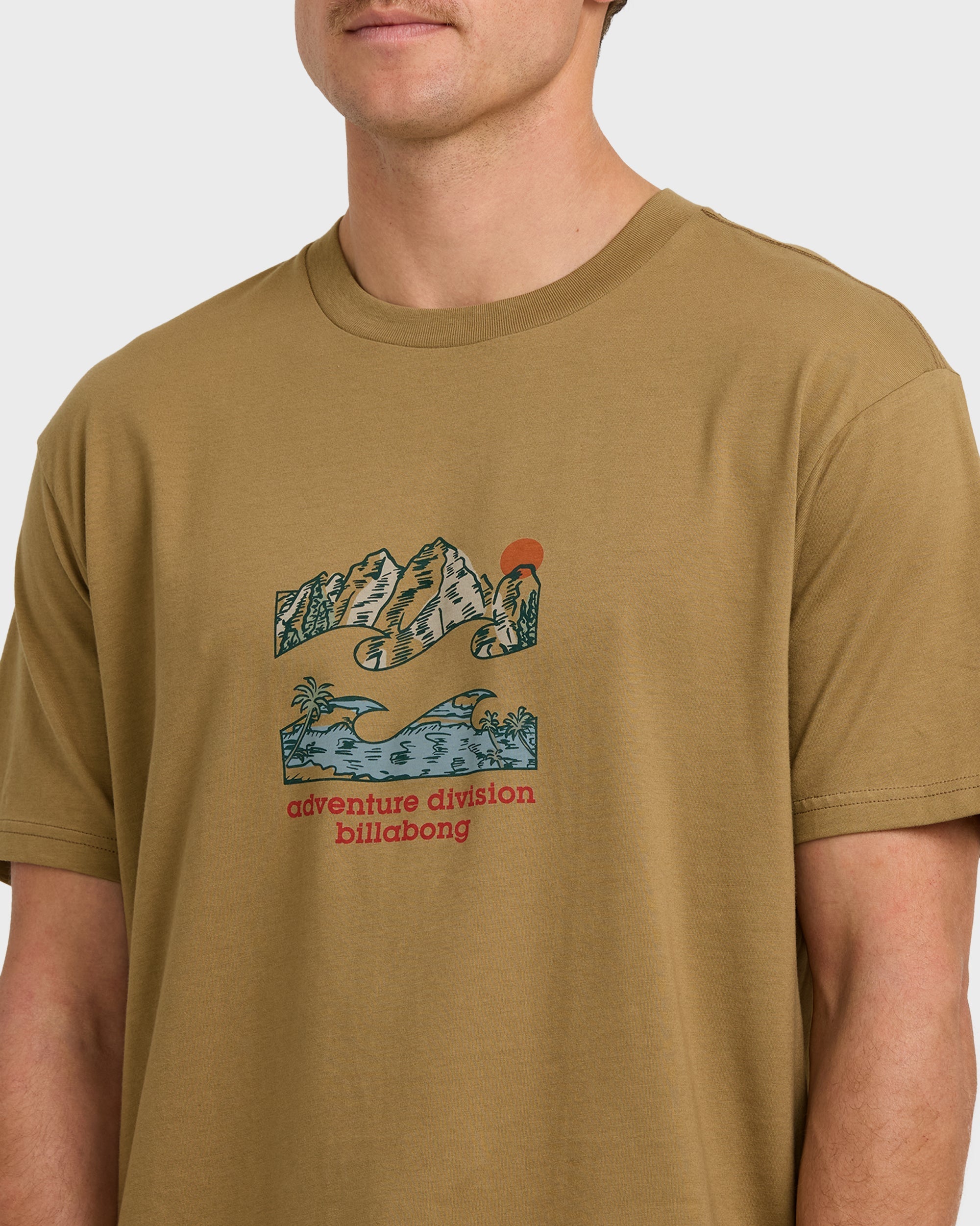 Billabong A/Div Glimpse Short Sleeve T-Shirt - Gravel