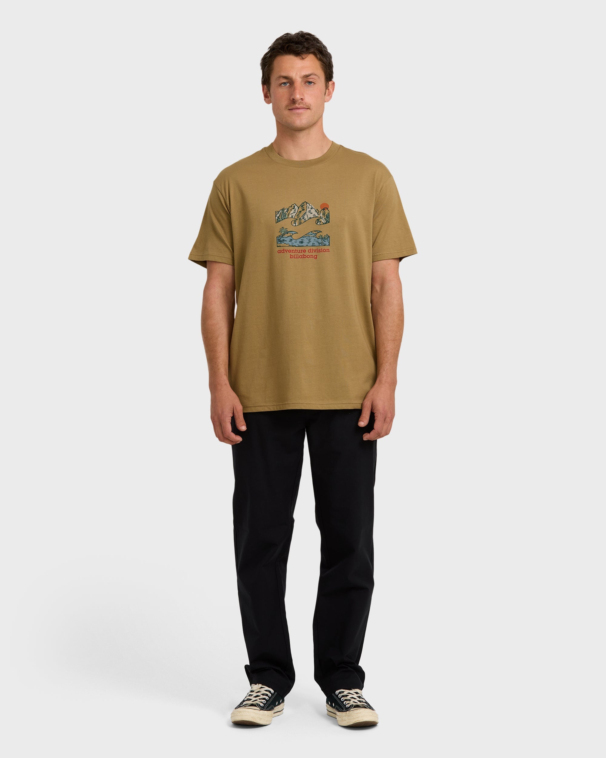 Billabong A/Div Glimpse Short Sleeve T-Shirt - Gravel
