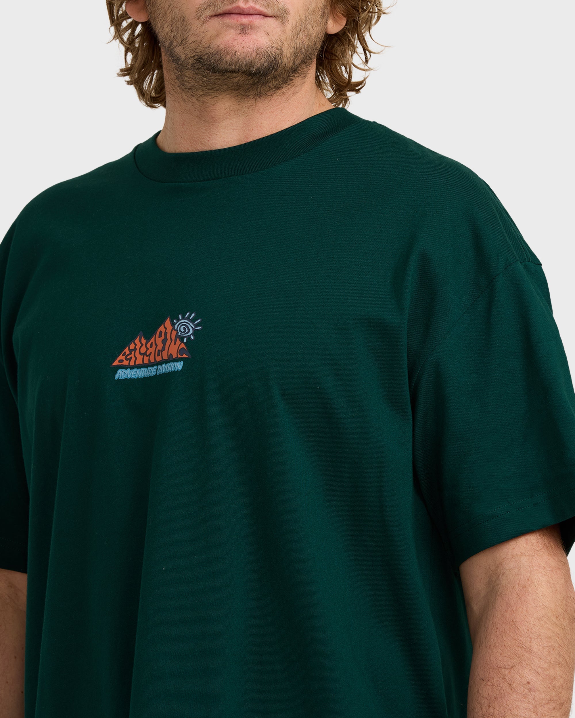 Billabong A/Div Reach The Peak OG Short Sleeve T-Shirt - Spruce Green