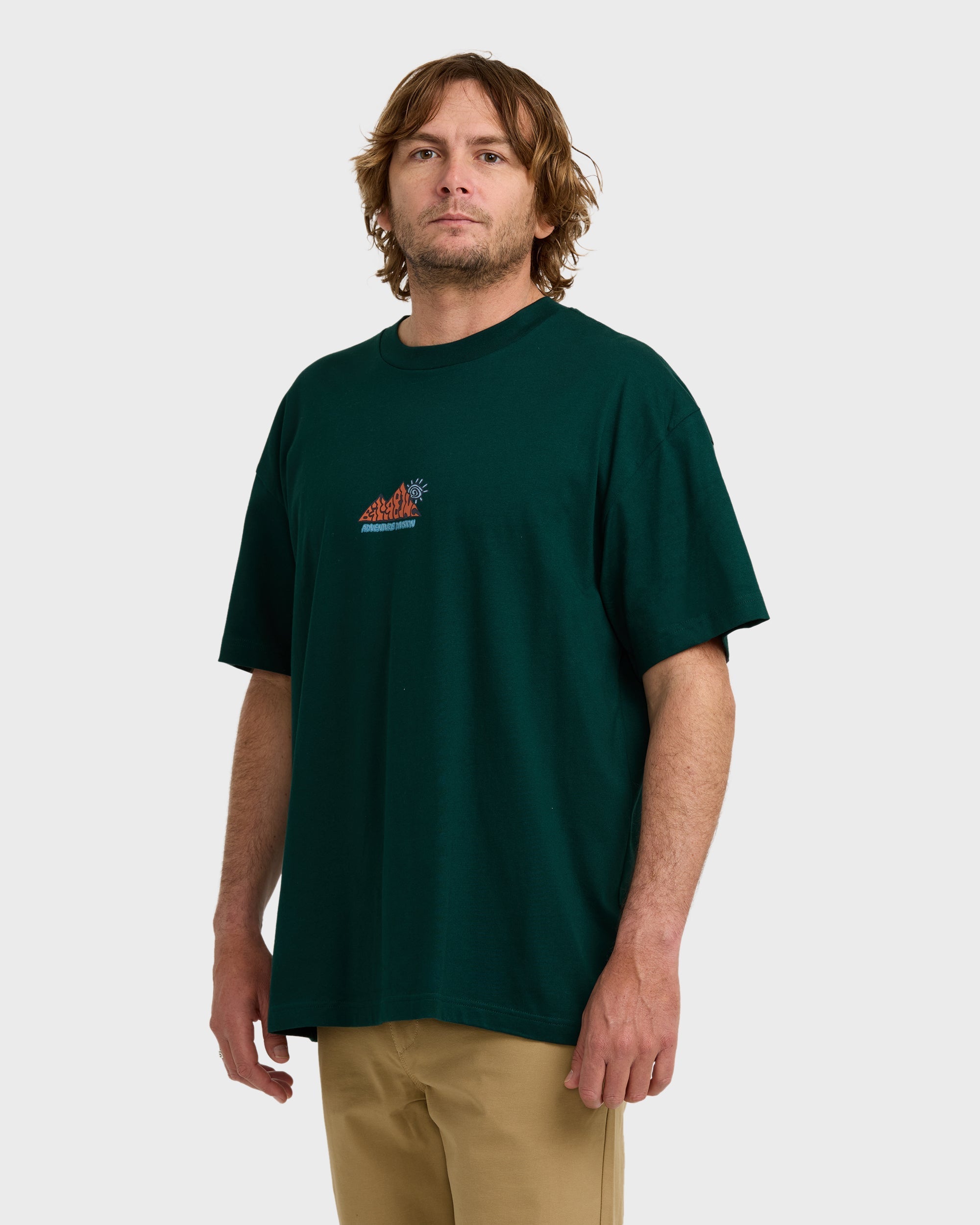 Billabong A/Div Reach The Peak OG Short Sleeve T-Shirt - Spruce Green