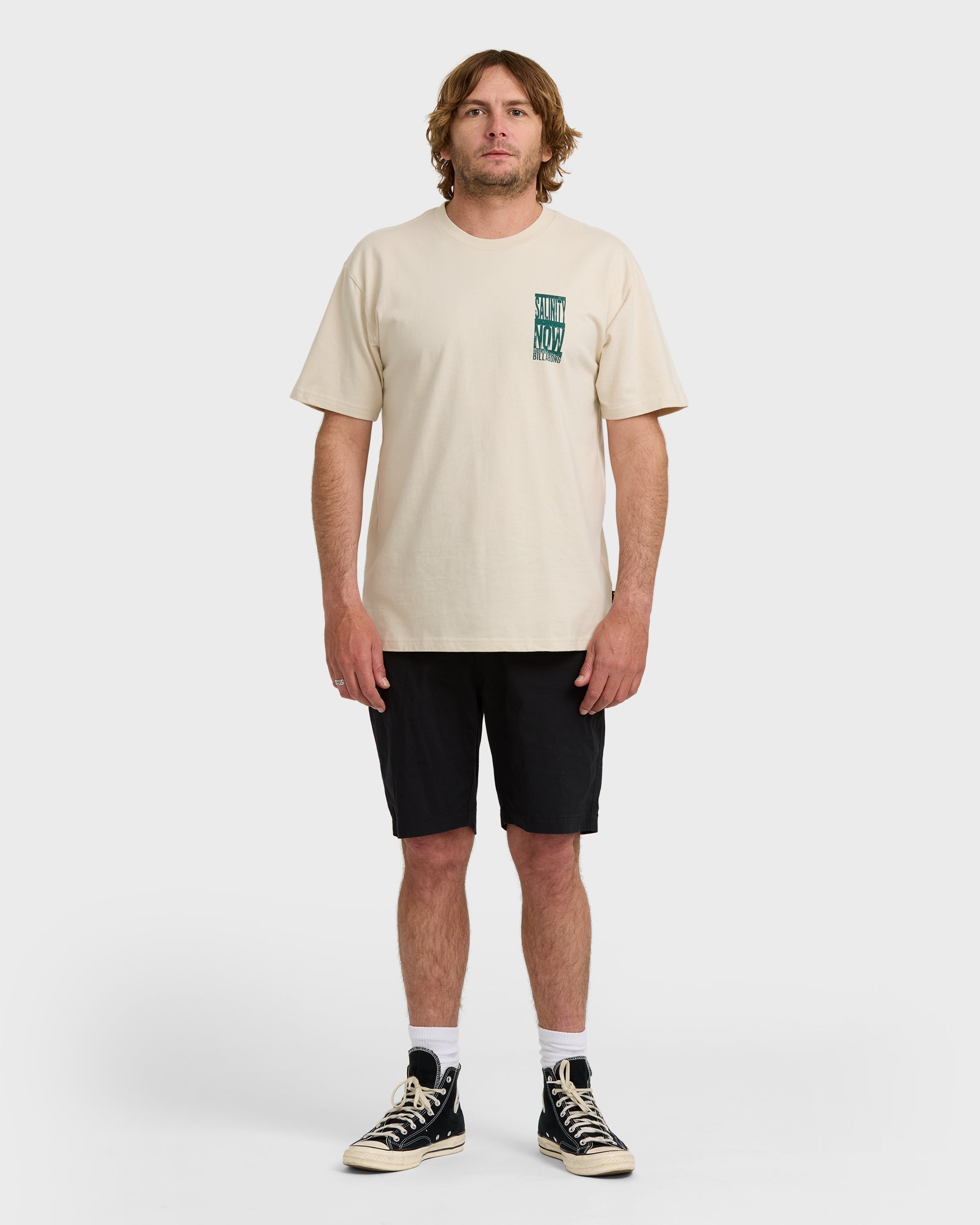 Billabong Salinity Now Regular Short Sleeve T-Shirt - Chino