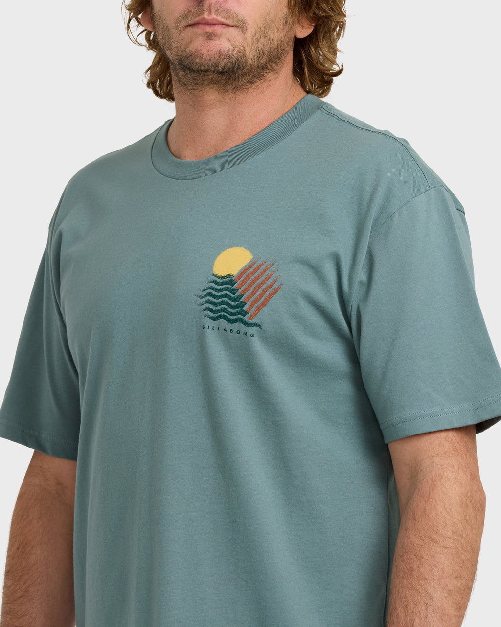 Billabong Canyons Regular Short Sleeve T-Shirt - Sea Blue