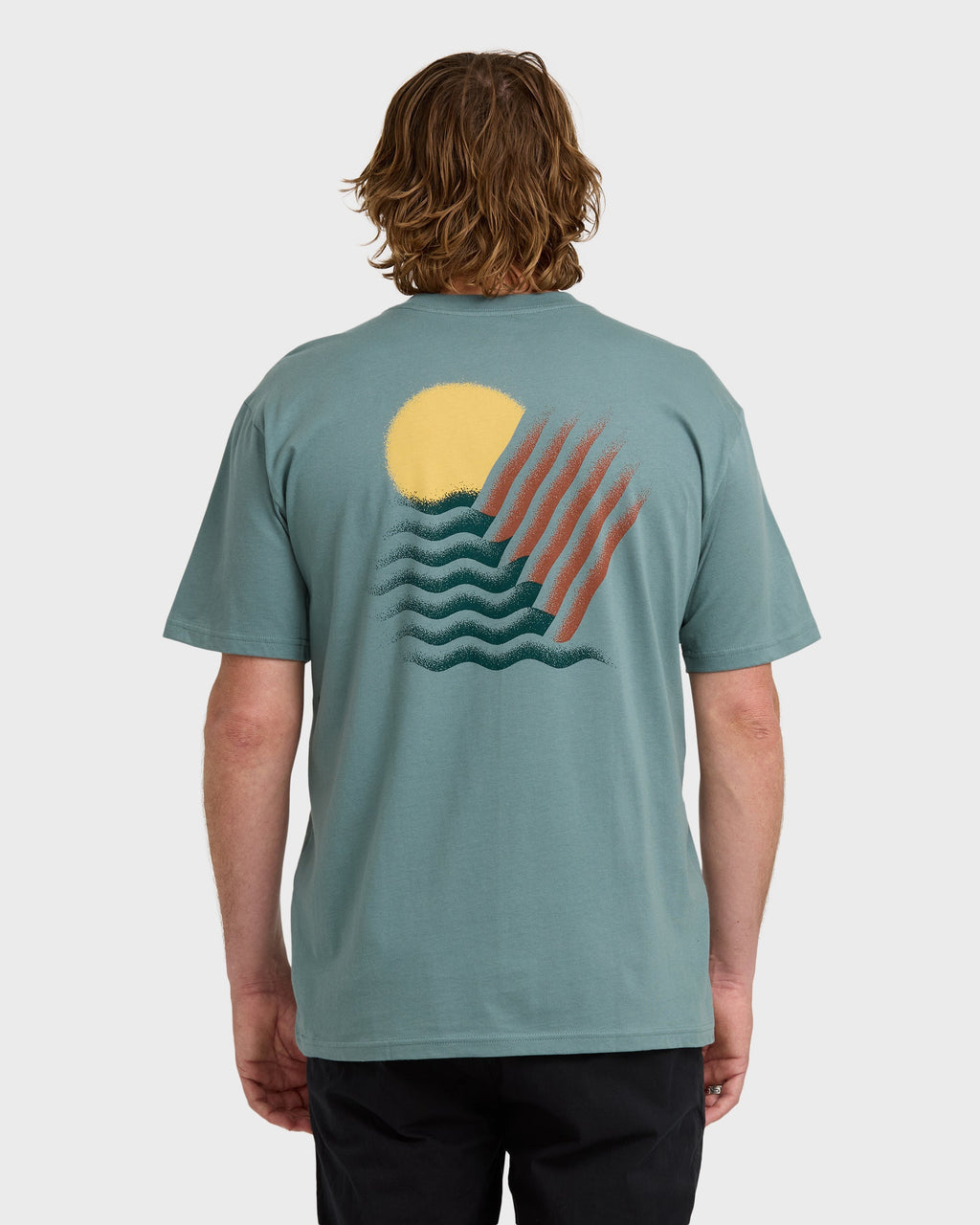 Billabong Canyons Regular Short Sleeve T-Shirt - Sea Blue