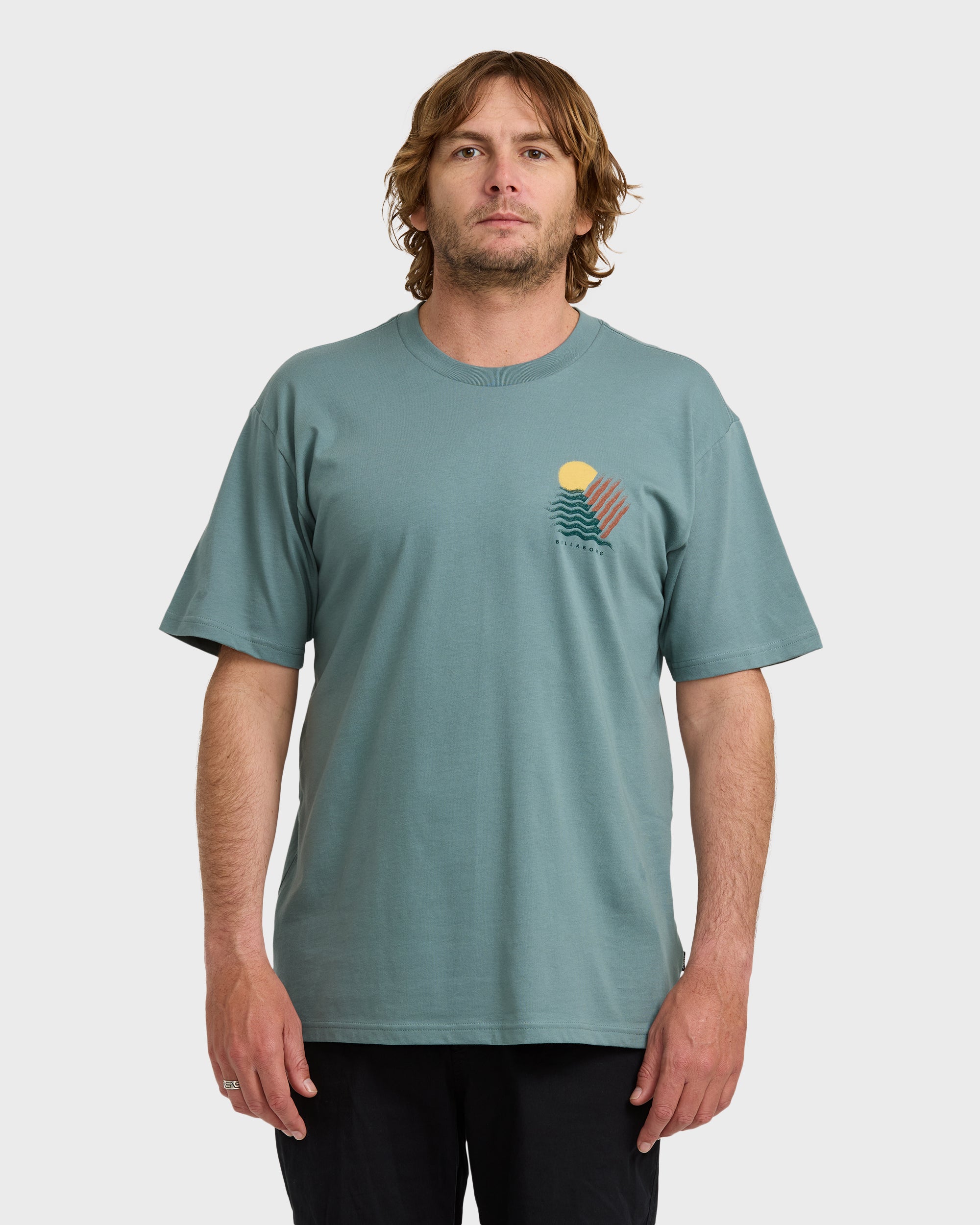 Billabong Canyons Regular Short Sleeve T-Shirt - Sea Blue